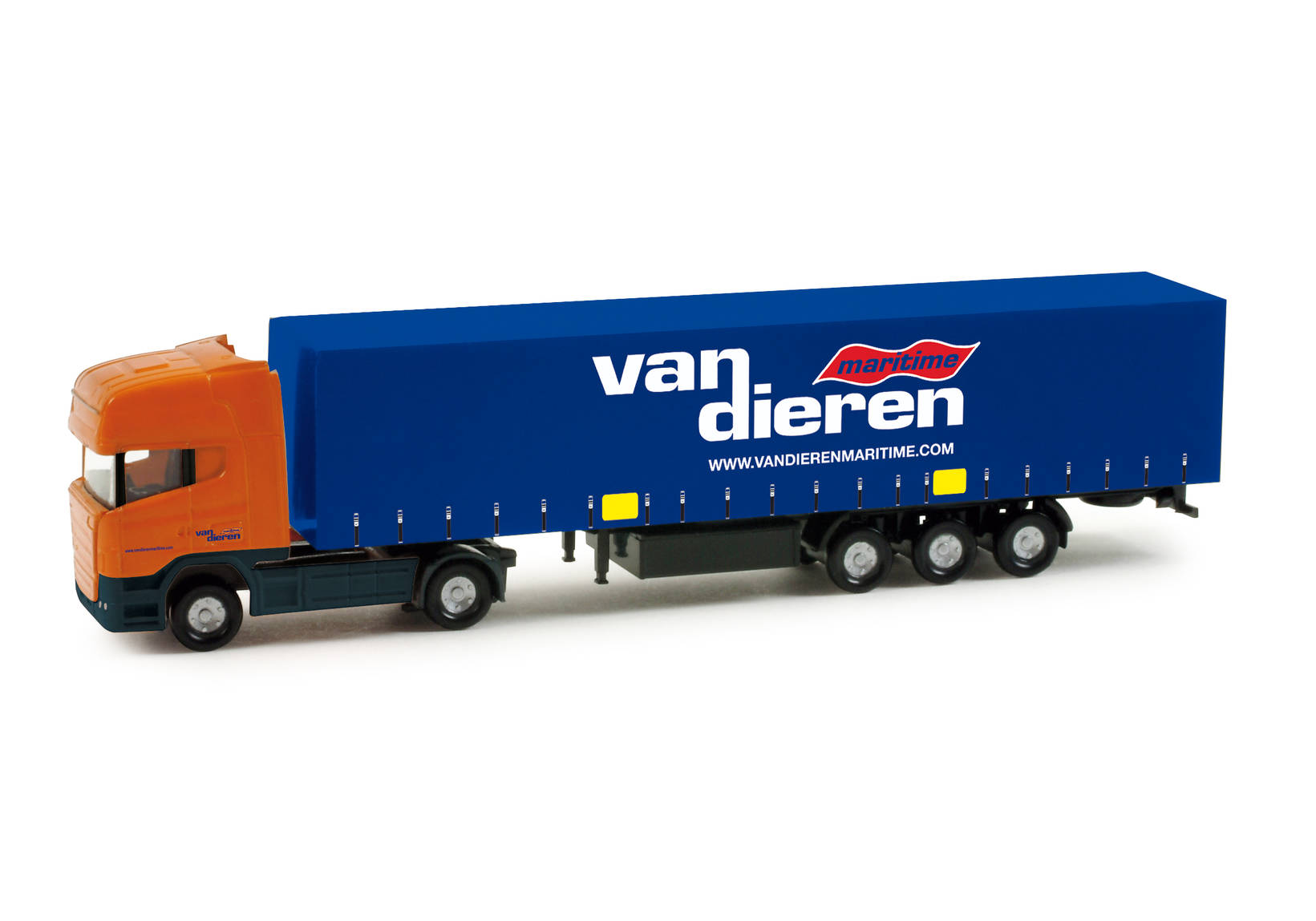 Scania R 04 TL curtain canvas semitrailer "Van Dieren Maritime" (NL)