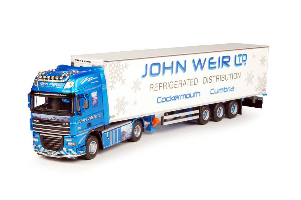 DAF XF 105 SSC refrigerated semitrailer "John Weir Ltd."