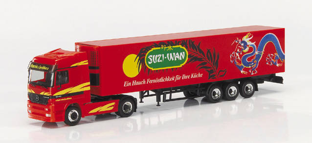 Mercedes-Benz Actros LH refrigerated box semitrailer "Suzi Wan/rigterink"
