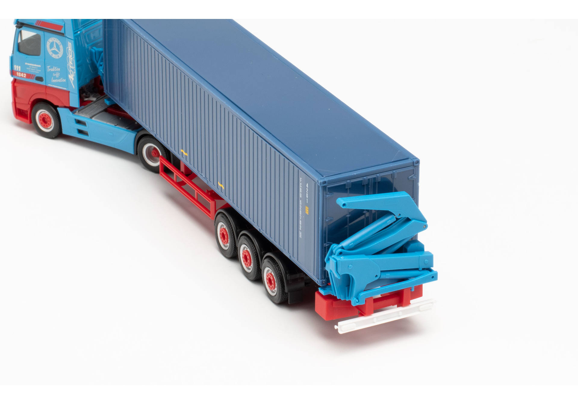 Mercedes-Benz Actros container sideloader „Frankenbach“