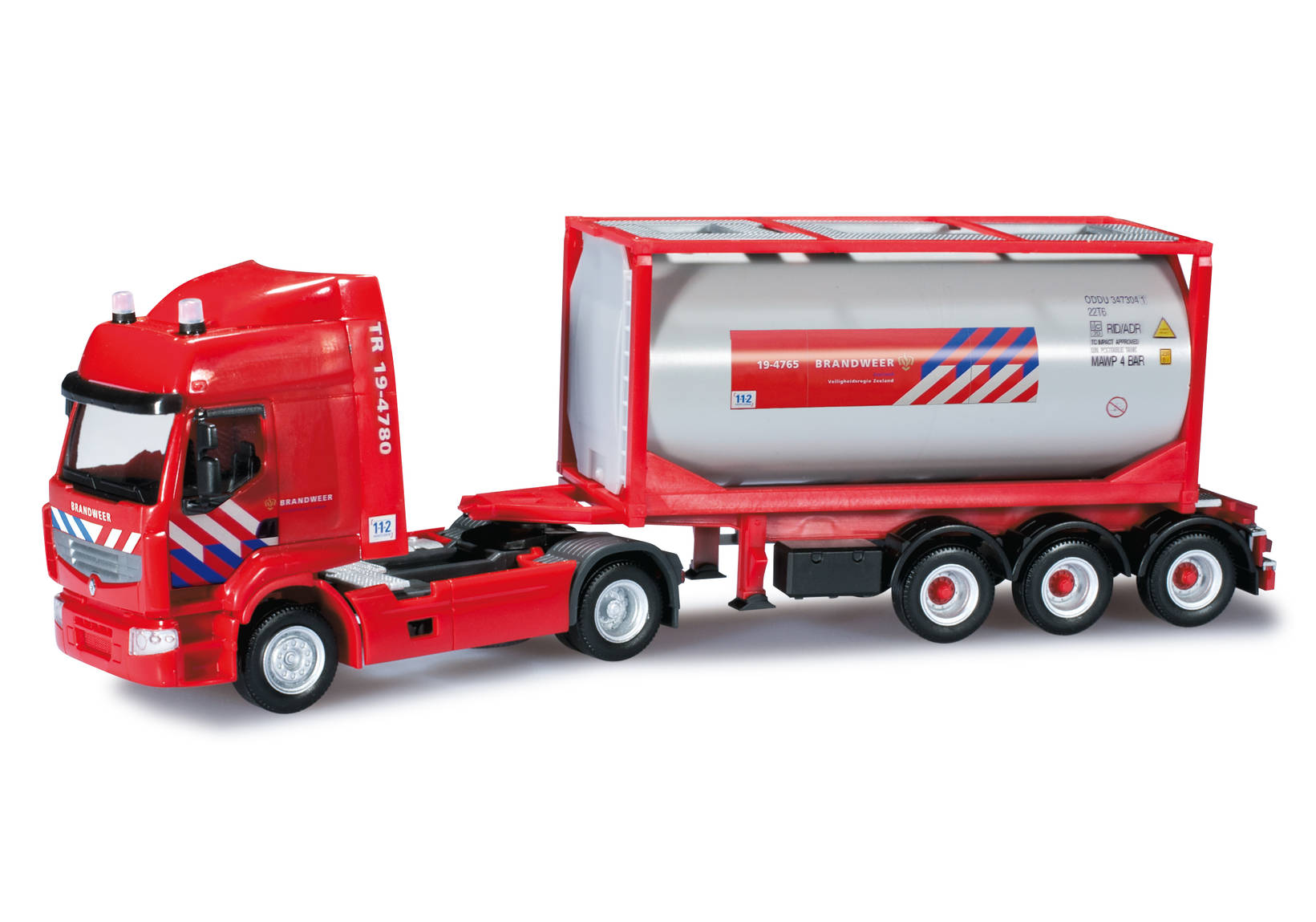 Renault Premium tank container semitrailer „Brandweer“ (NL)