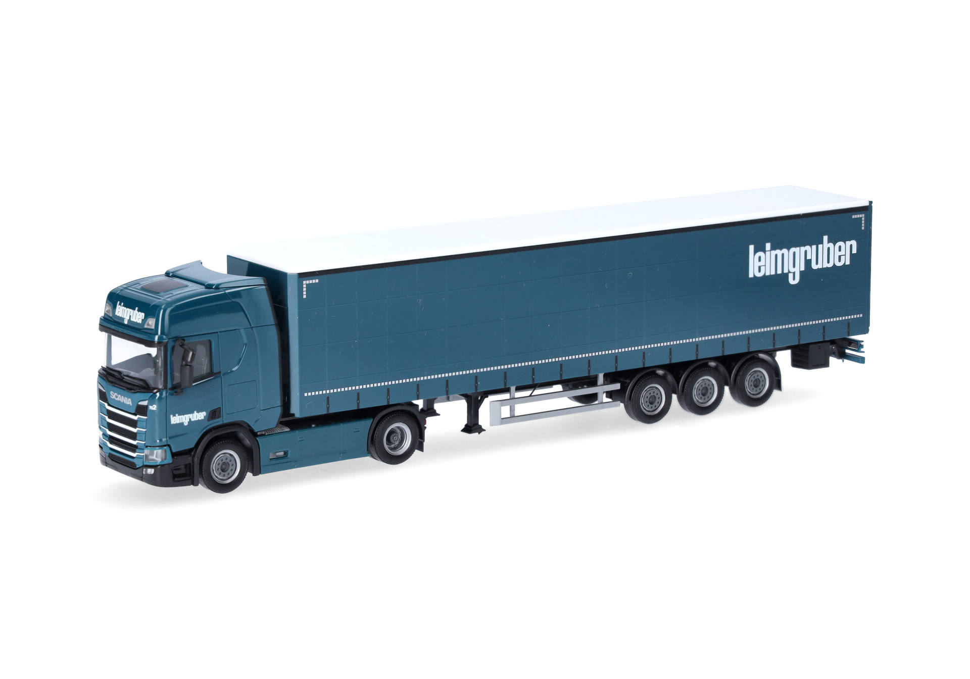Scania CR20 HD curtain canvas semitrailer truck "Leimgruber", Switzerland