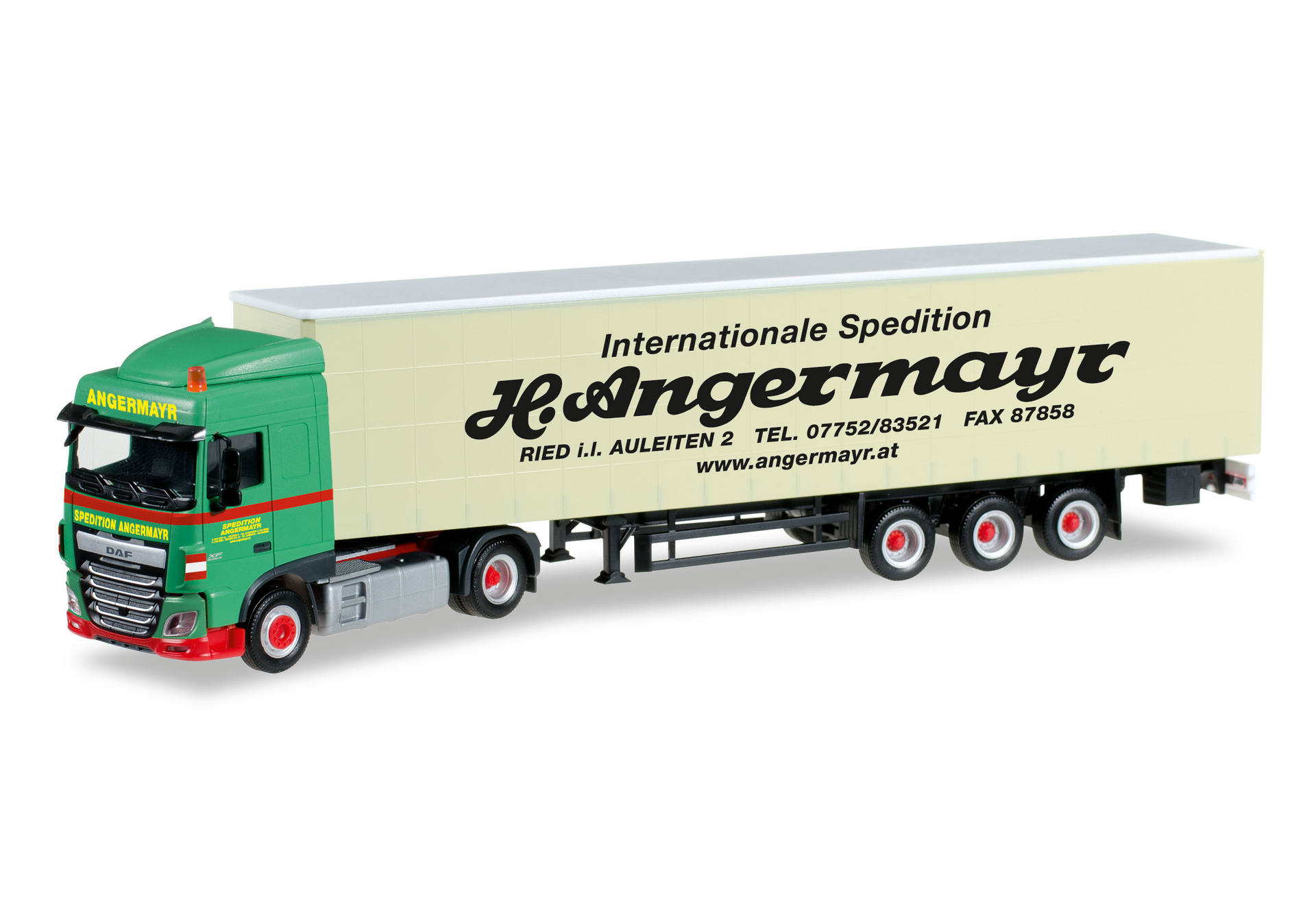 DAF XF SC Euro 6 curtain canvas semitrailer "Angermayr" (A)