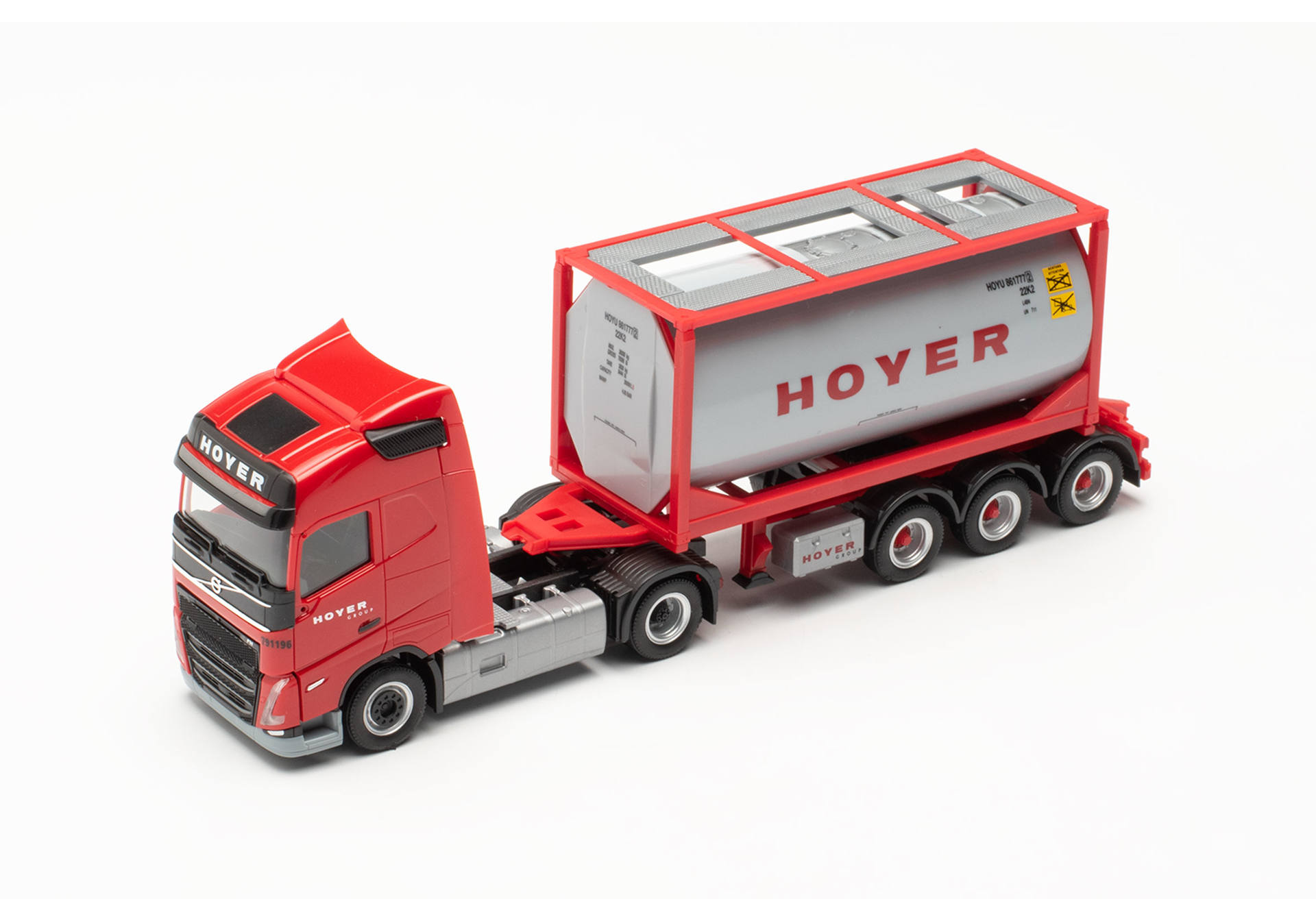 Volvo FH Gl. 2020 tank container semitrailer truck "Hoyer" (Hamburg)