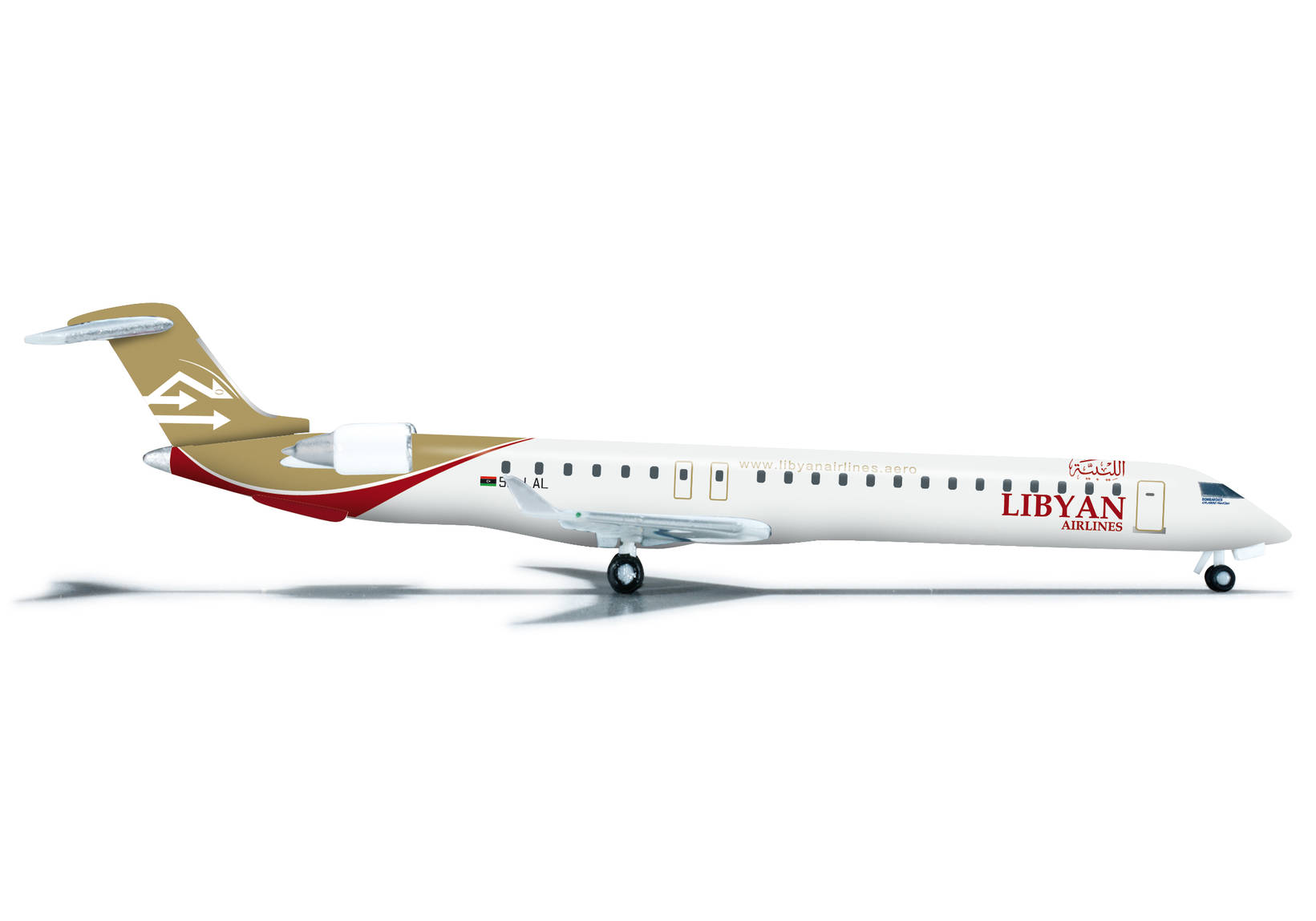 Libyan Airlines Bombardier CRJ-900 - 5A-LAL