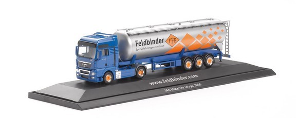 Man TGX 18.680 (V8) XXL Silo saddle train
