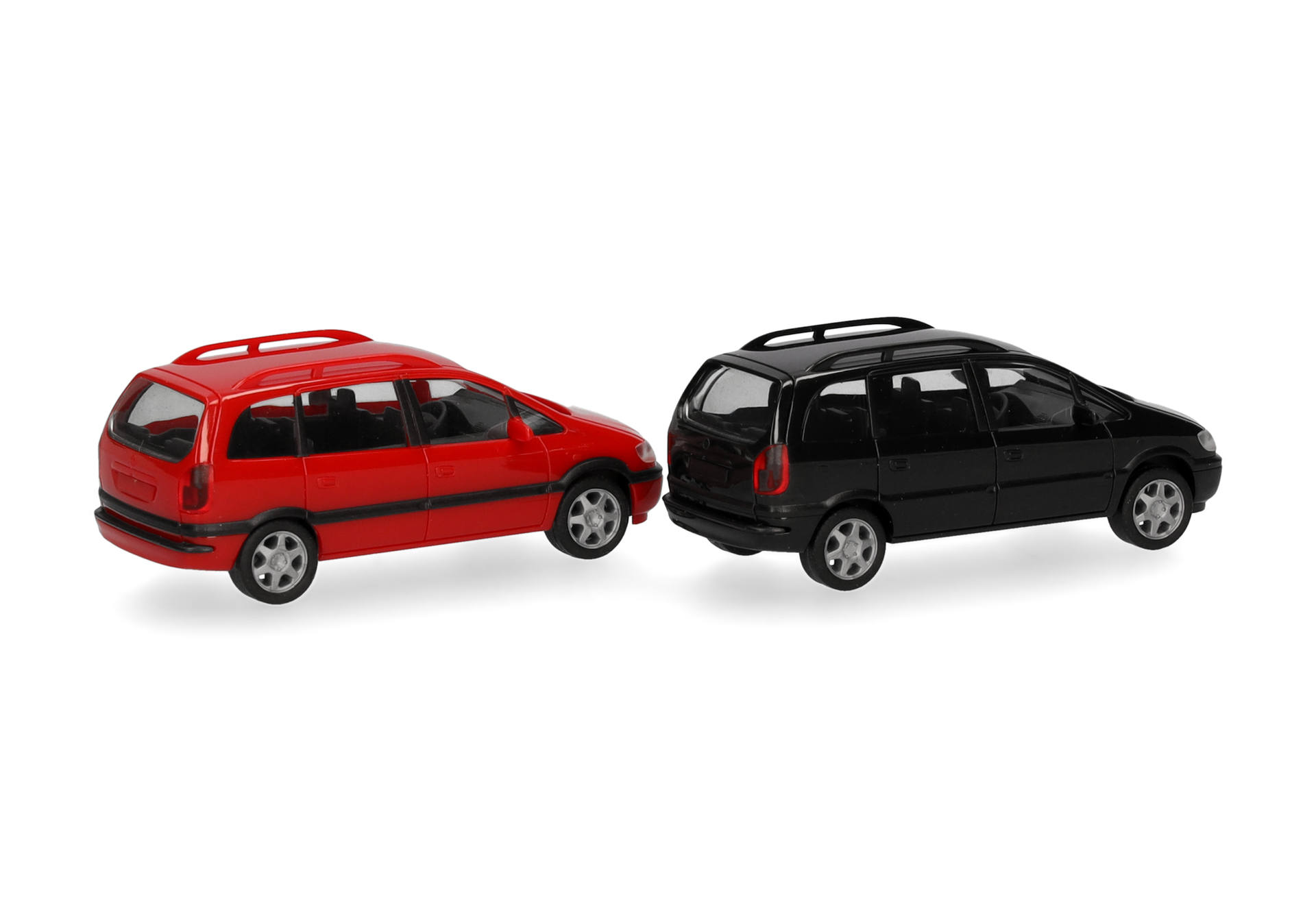 Spielzeugauto, Miniautof, rotes Auto, schwarzes Auto, zwei Autos