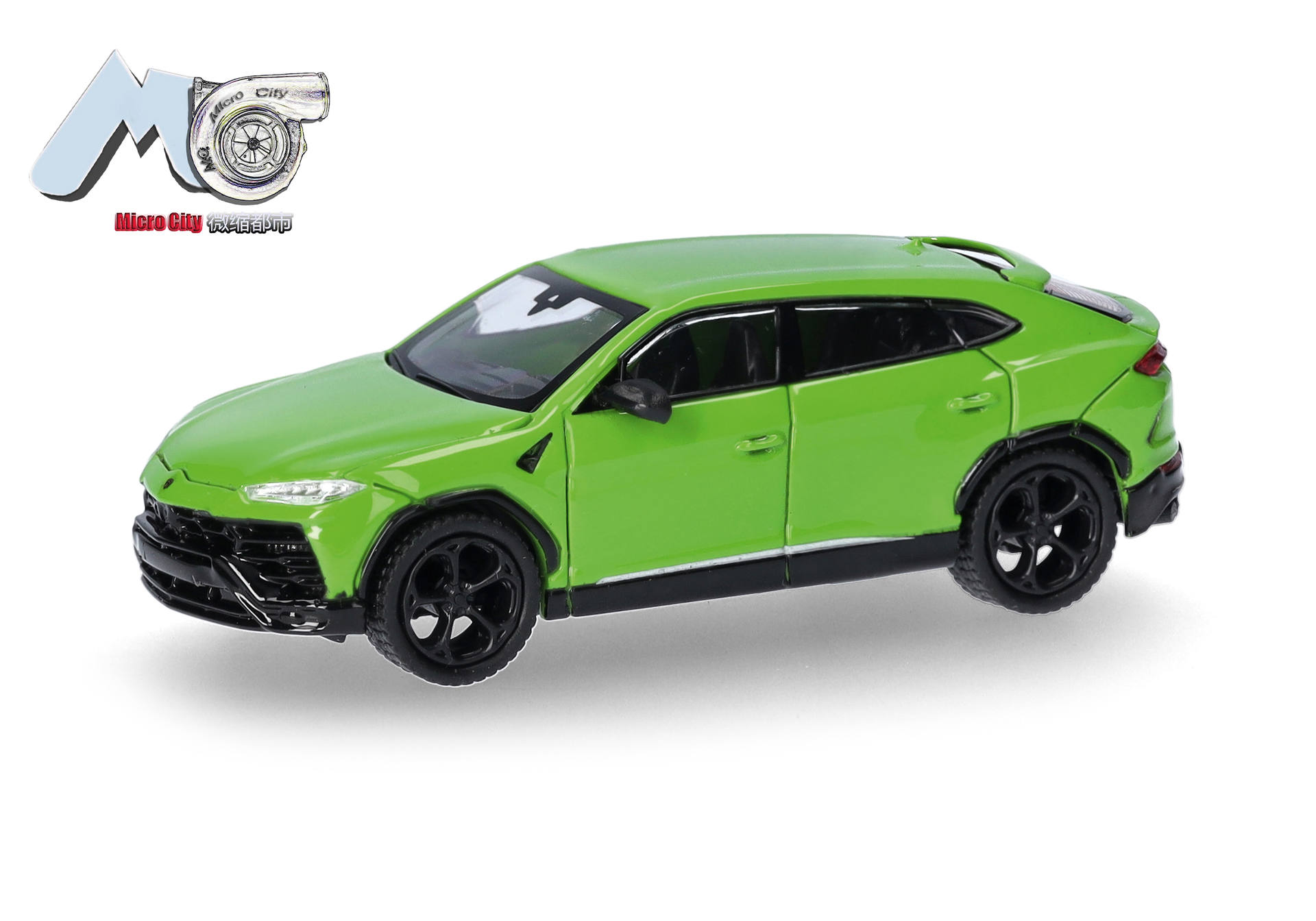 MicroCity: Lamborghini Urus, green