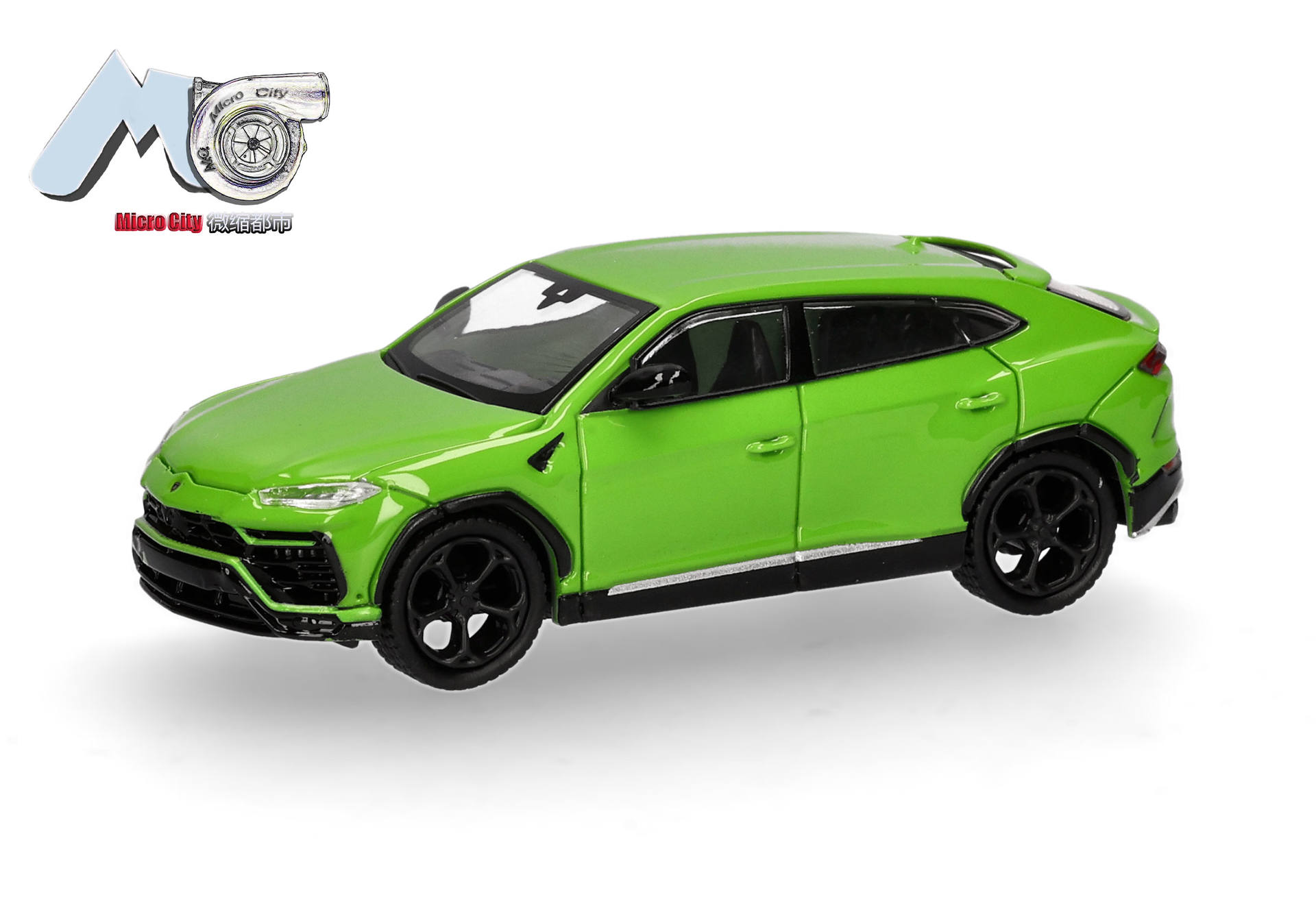 MicroCity: Lamborghini Urus, green