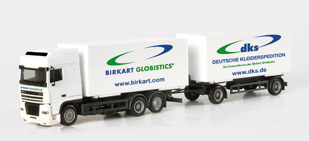 DAF XF SSC interchangeable box trailer "Birkart"