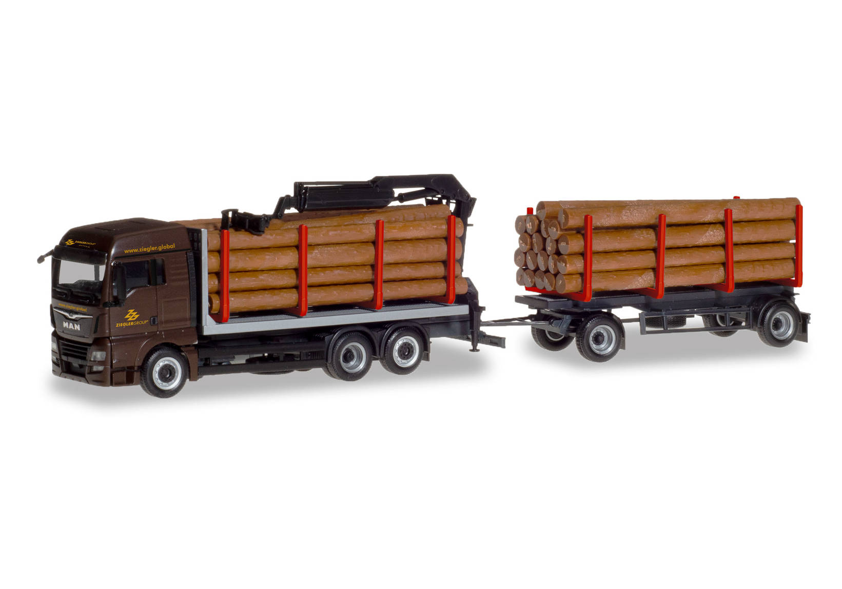 MAN TGX XLX Holztransporter-Hängerzug "Ziegler Group" (Bayern / Plößberg)