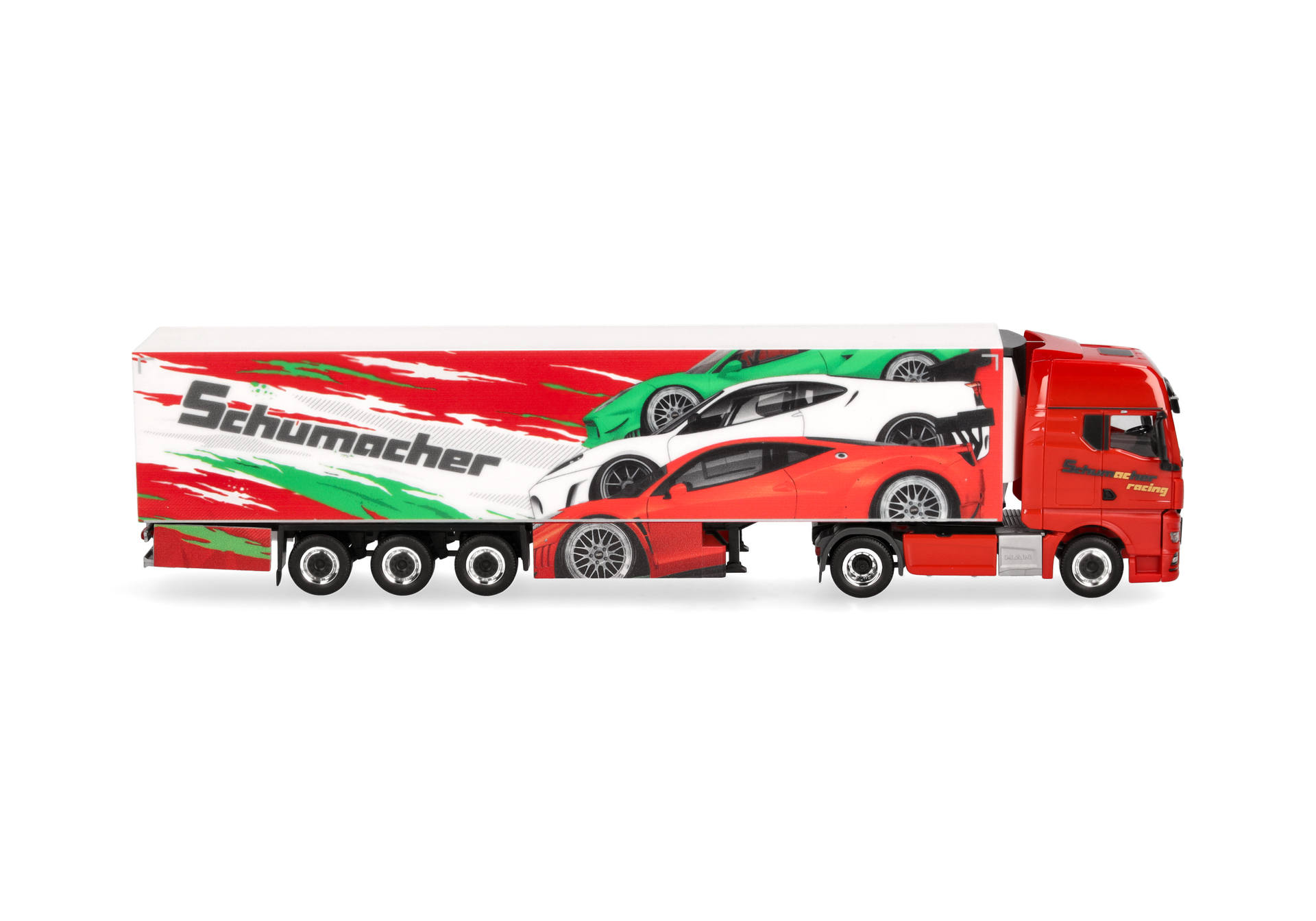 MAN TGX GX Kühlkoffer-Sattelzug "Schumacher"