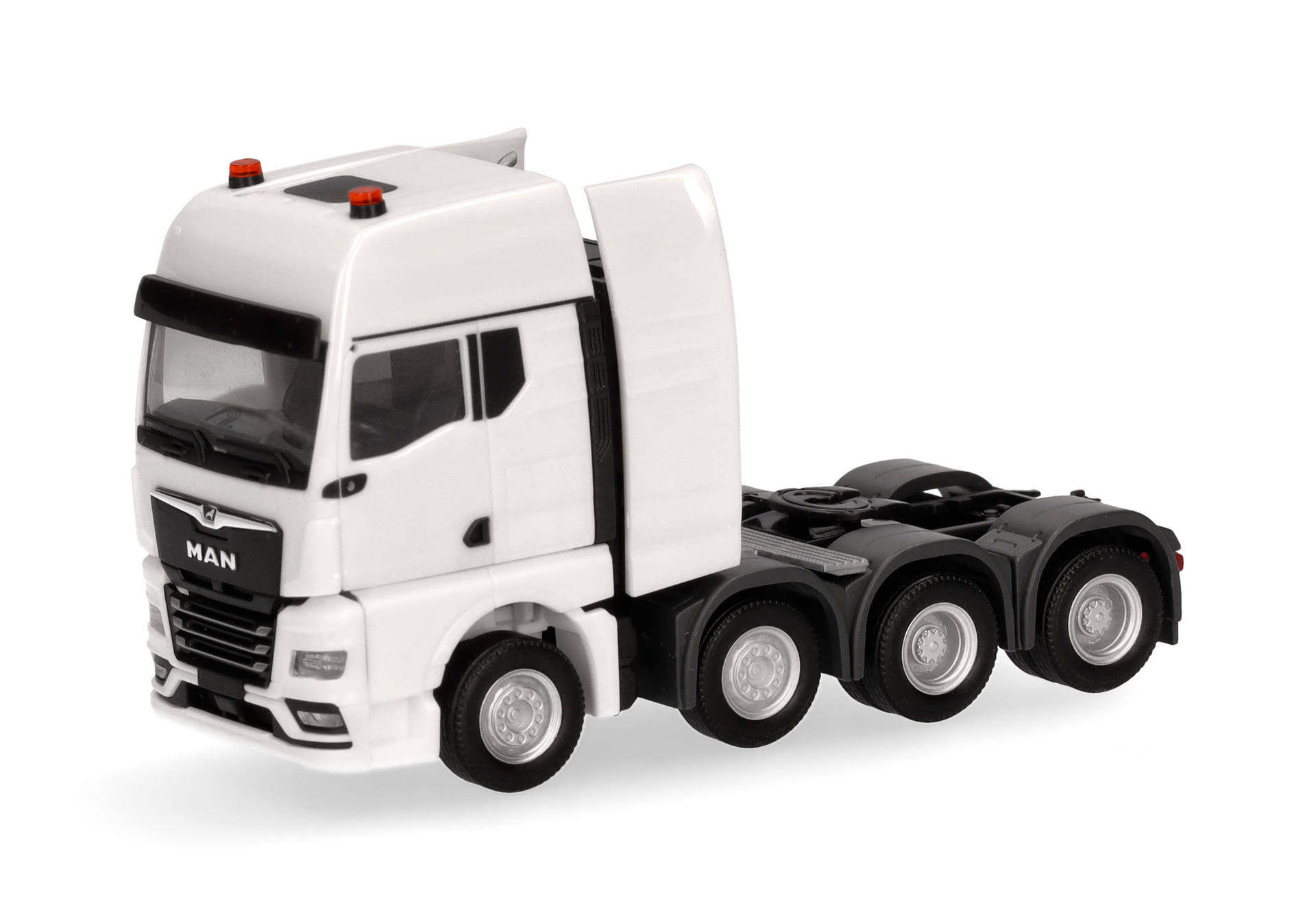 MAN TGX GX heavy duty tractor 4-axles (air-suspended, 8x4), white