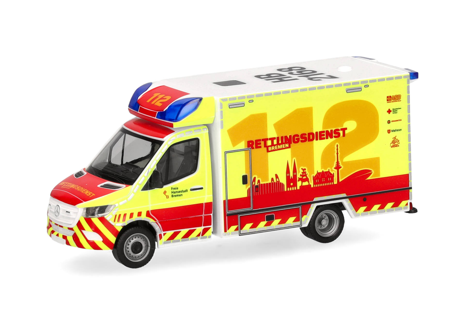 Mercedes-Benz Sprinter 18 Fahrtec RTW "Feuerwehr Bremen/HB 2168"