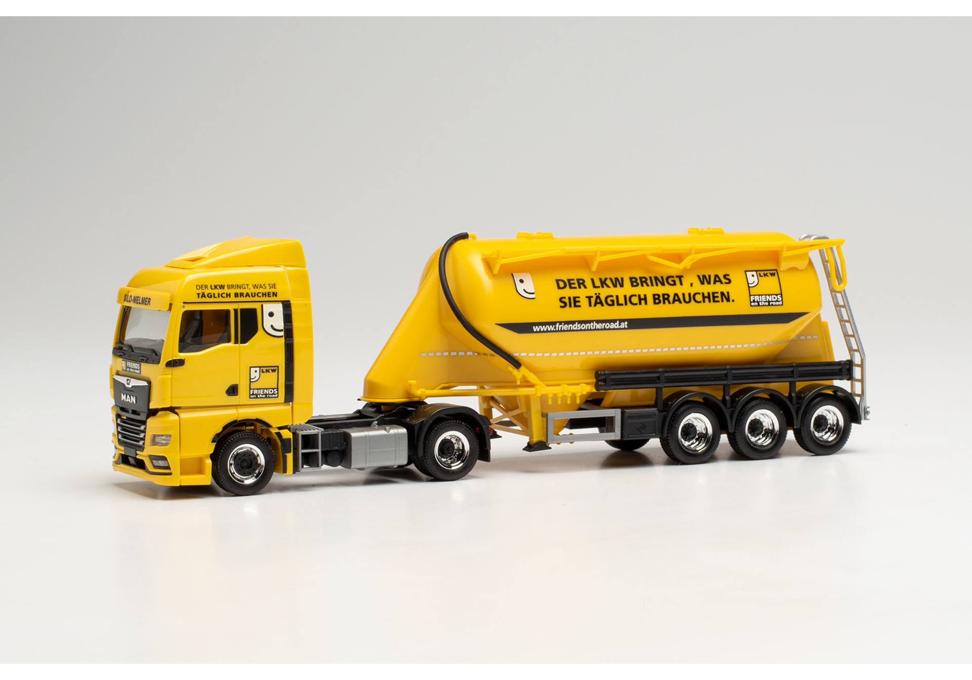MAN TGX GM bulk silo semitrailer „Silo Melmer / Friends on the Road“