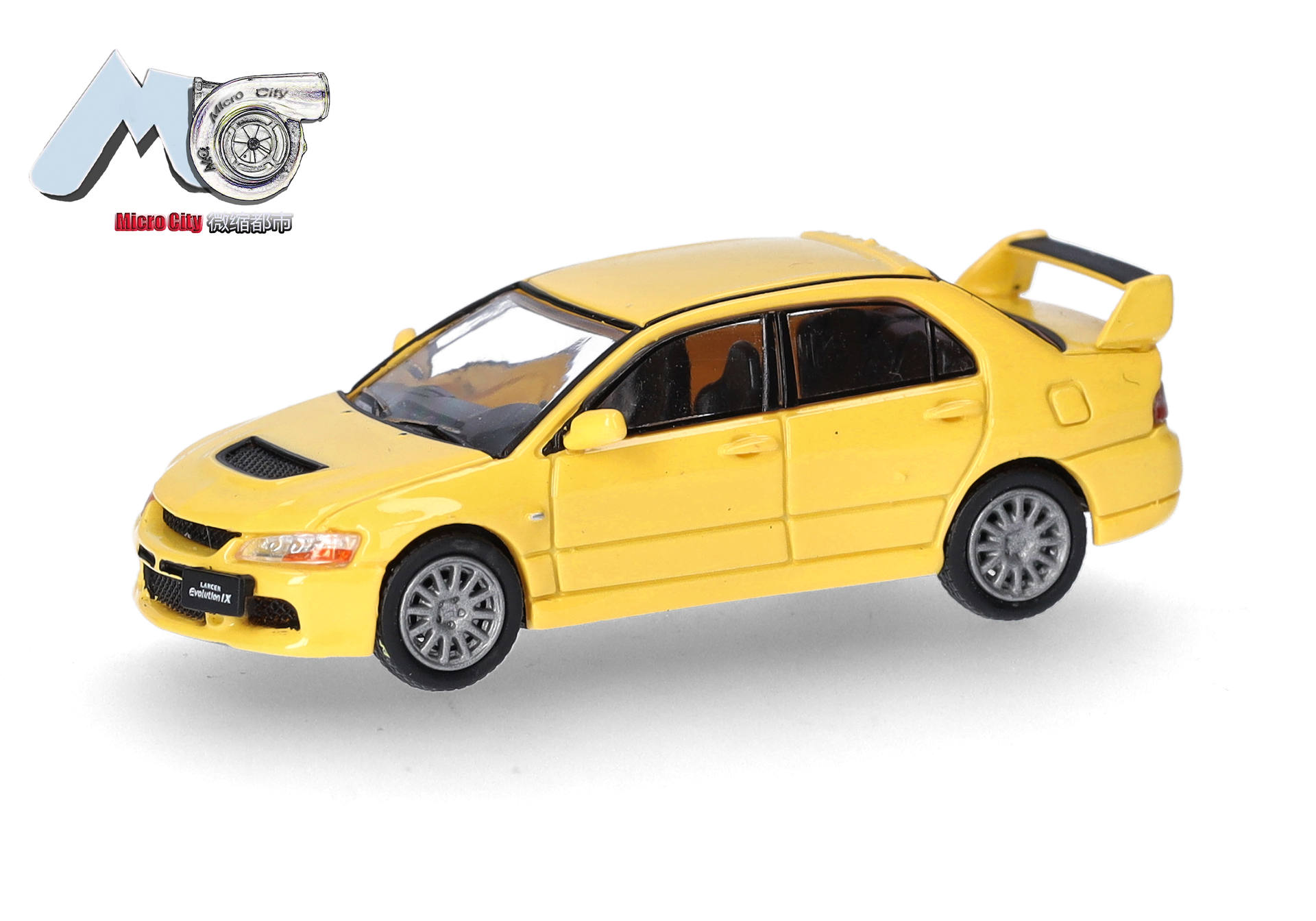 MicroCity: Mitsubishi Lancer Evolution 9 (2005-2007), gelb