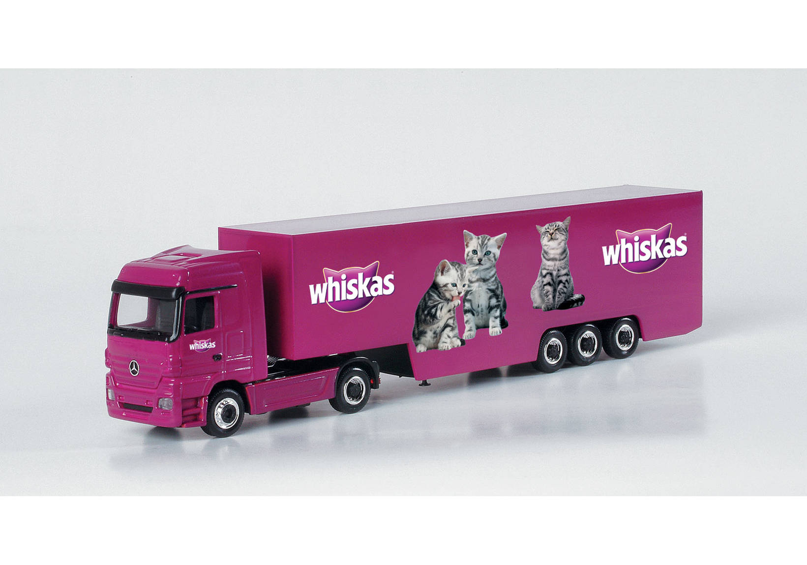 Mercedes-Benz Actros LH box semitrailer "Whiskas" "MAGIC"