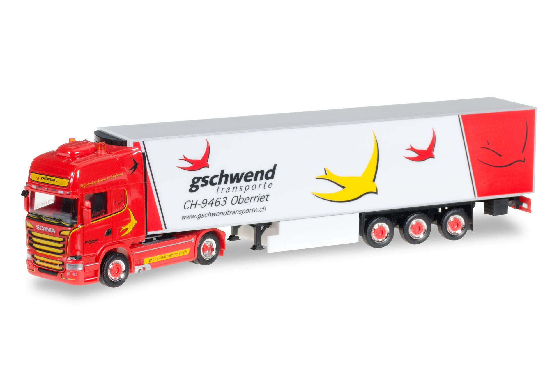 Scania R TL refrigerated box semitrailer"Gschwend"