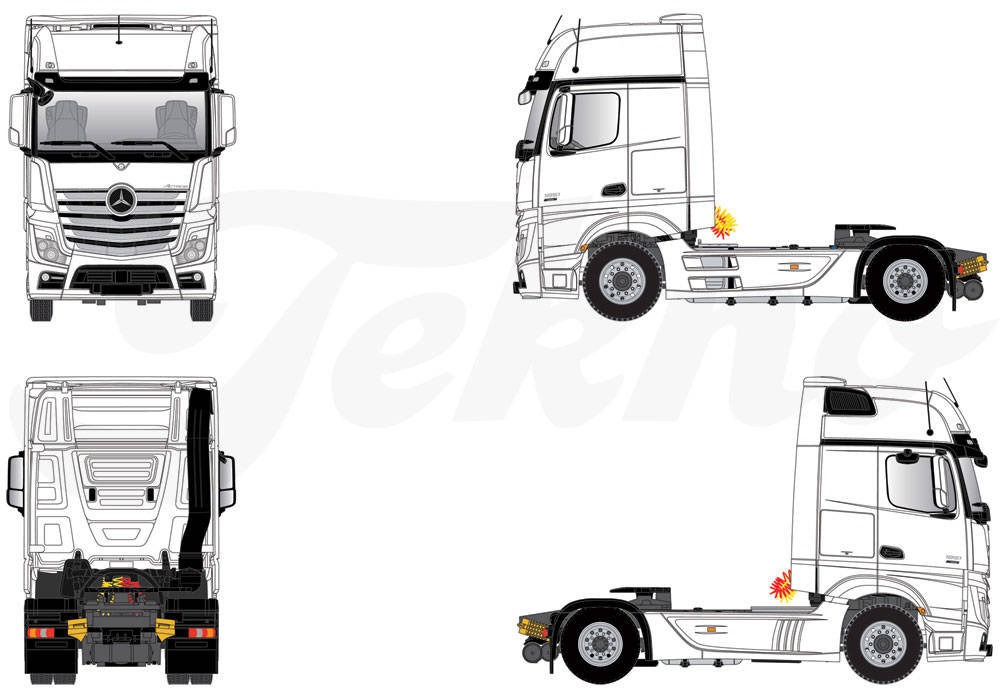 Mercedes-Benz Actros Gigaspace 4X2 rigid tractor