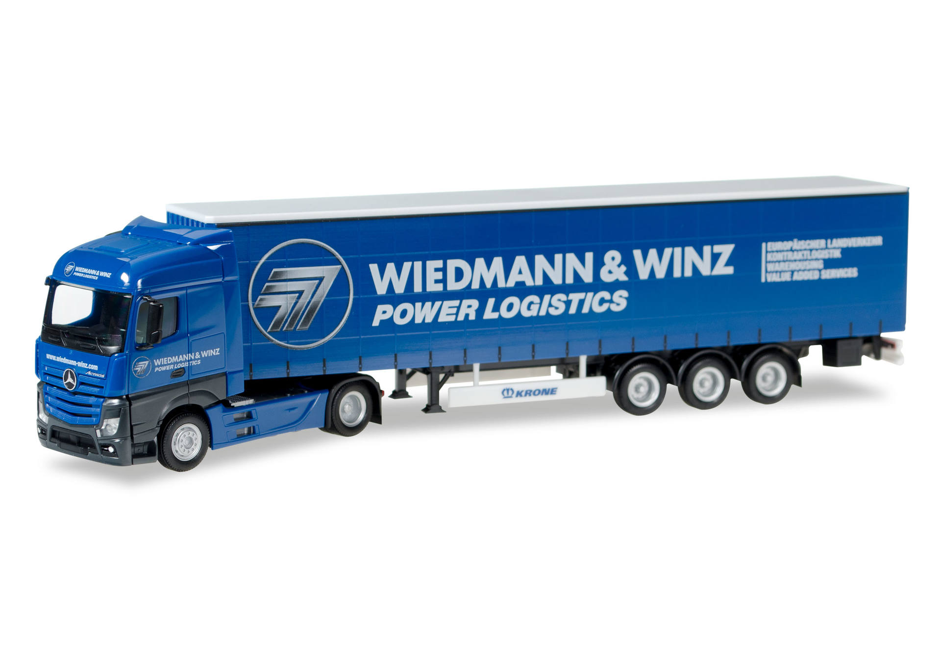 Mercedes-Benz Actros curtain canvas semitrailer "Wiedmann & Winz" HCC Sondermodell 2016