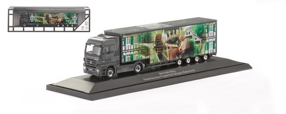 Mercedes-Benz Actros LH '08 Jumbo-Gardinenplanen-Saddle Train Special Cardon