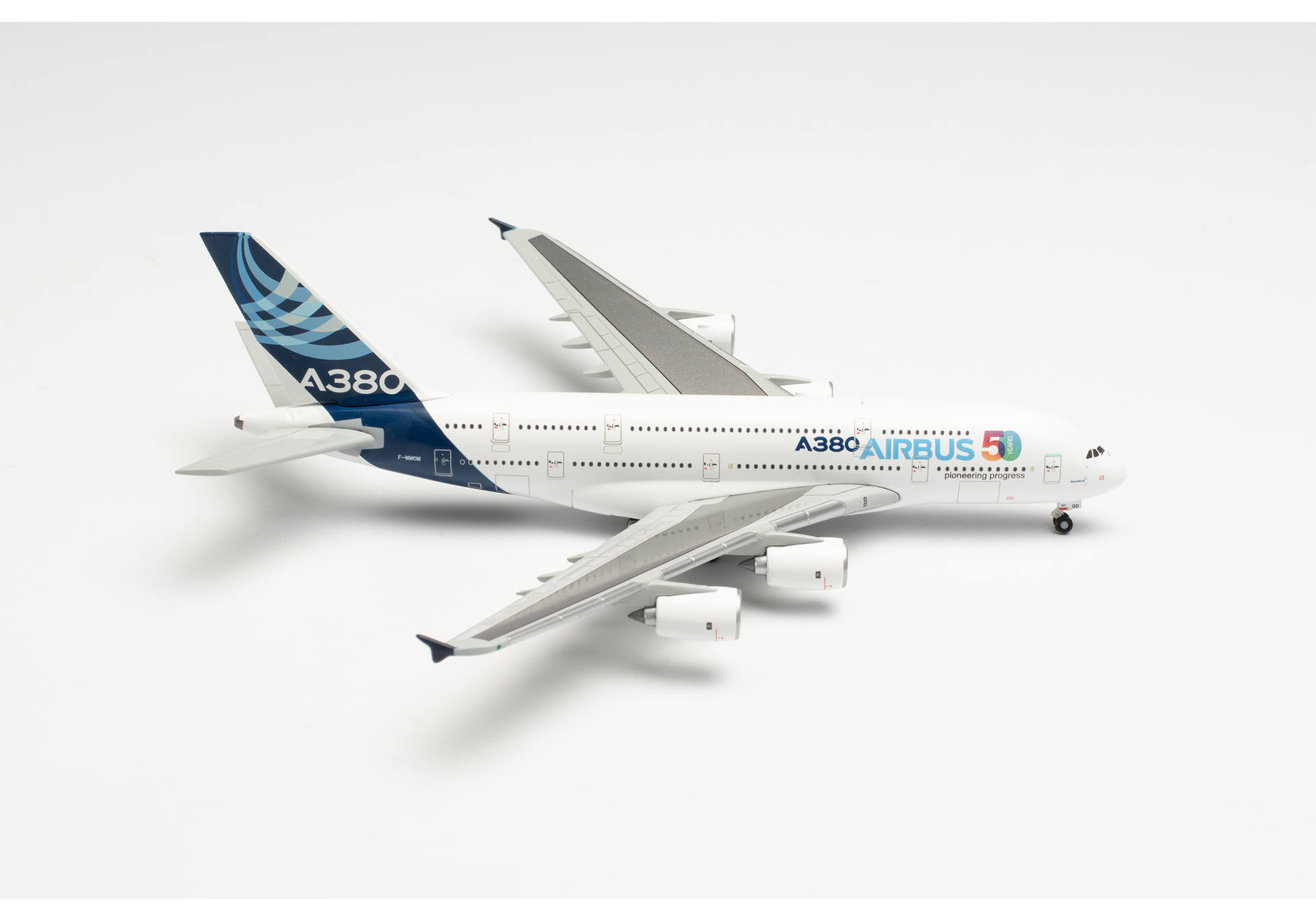 Airbus Industries A380 "pioneering progress"