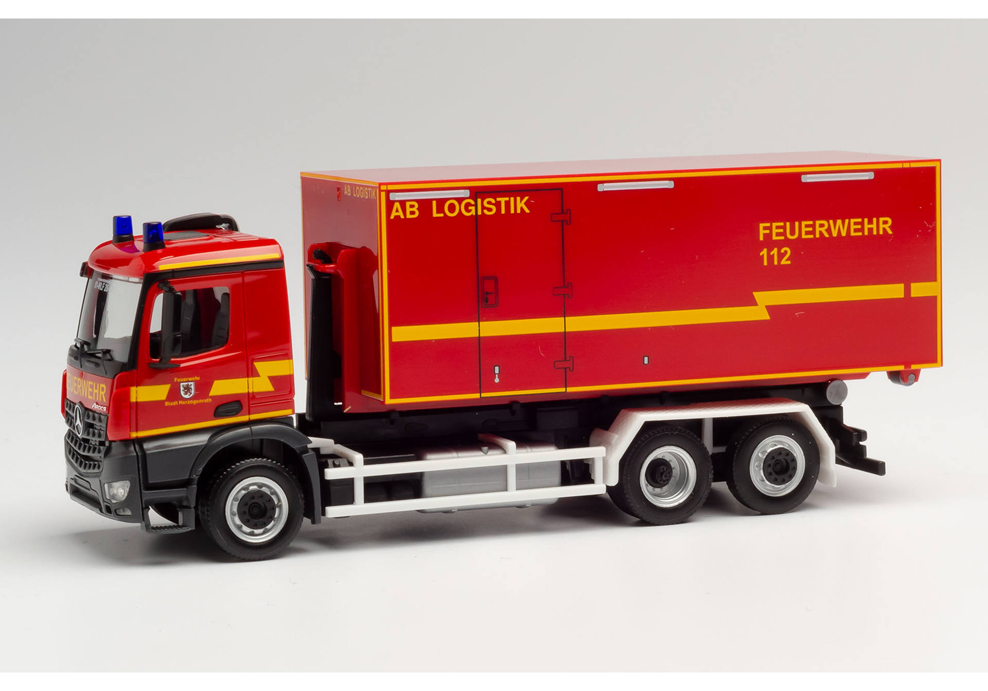 Mercedes-Benz Arocs swap body truck “Fire department Herzogenrath”