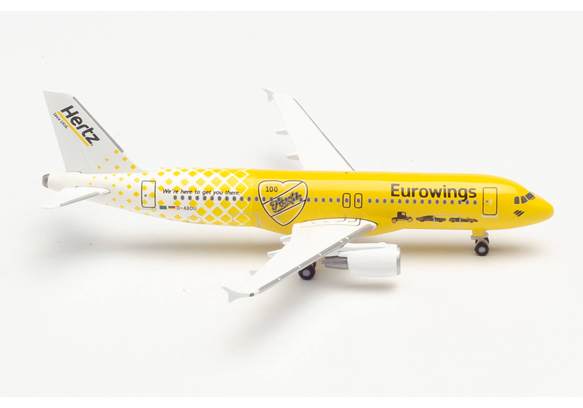 Eurowings Airbus A320 "Hertz 100 Years"