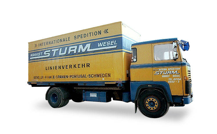 Scania 111 Kühlkoffer-Hängerzug "Spedition Sturm"