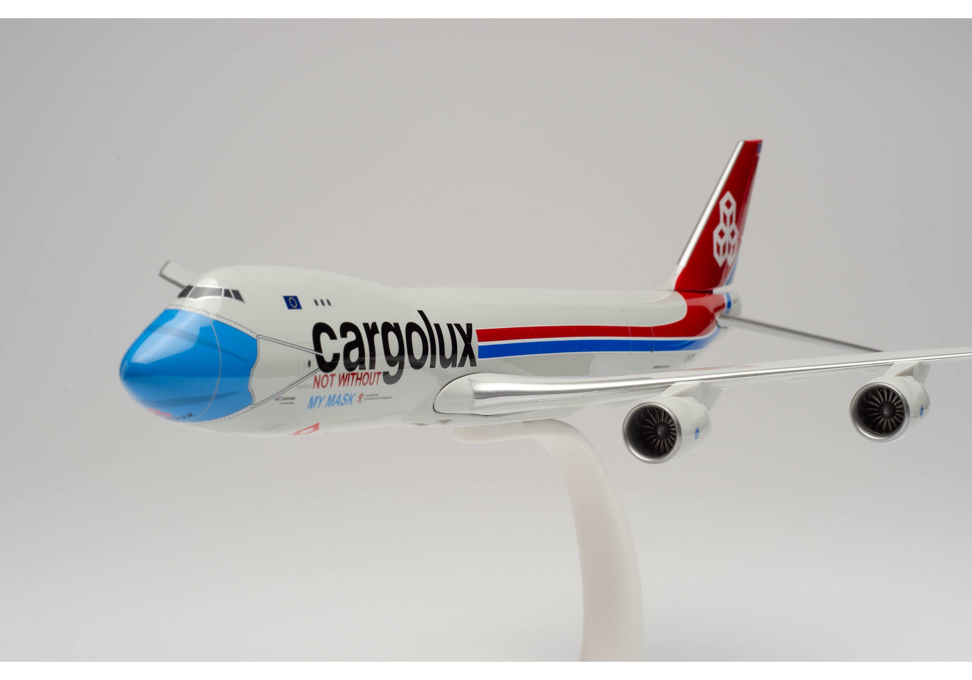 Cargolux Boeing 747-8F “Not Without My Mask” – LX-VCF