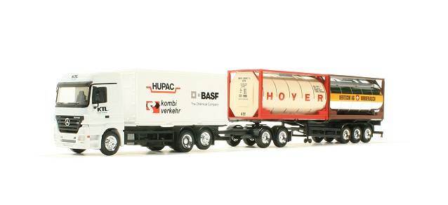 Mercedes-Benz Actros LH container truck with 40ft. trailer "KTL"
