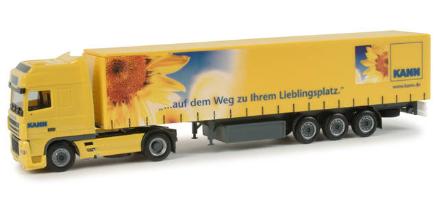 DAF XF SSC curtain canvas semitrailer "Kann"
