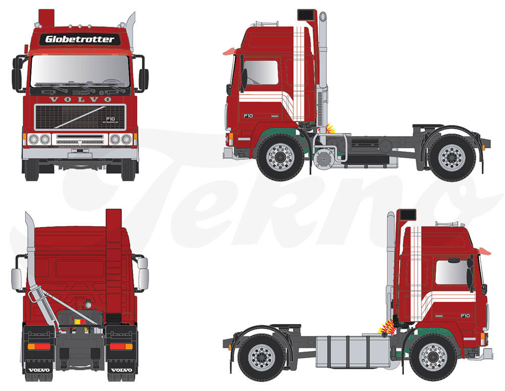 Volvo F 10 GL 4x2 rigid tractor