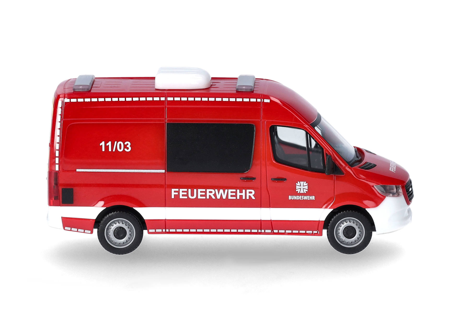 Mercedes-Benz Sprinter 18 transporter high-roof "German Forces / Fire brigade" (11/03)