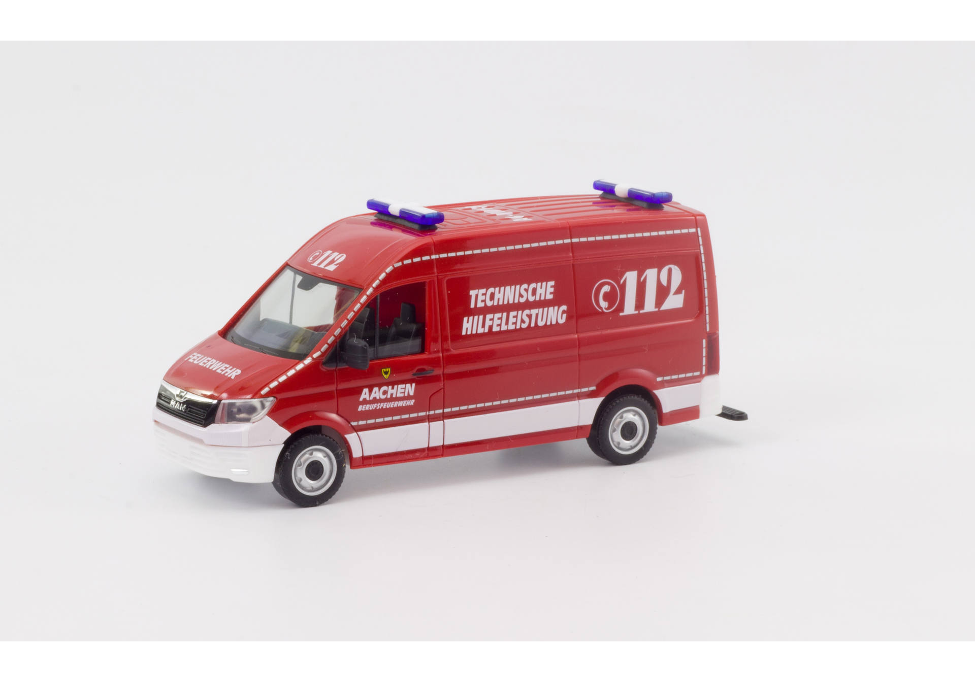 MAN TGE box truck "Feuerwehr Aachen / TechnischeHilfeleistung“