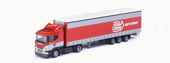 Scania R '04 HL Lowliner-Gardinen-Planen-Saddle Train 2a/3a