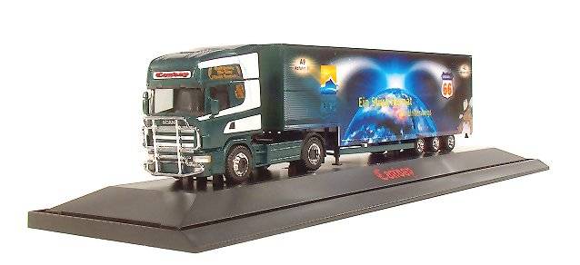 Scania 144 Jumbokoffer-Sattelzug "Autohof Berg", PC