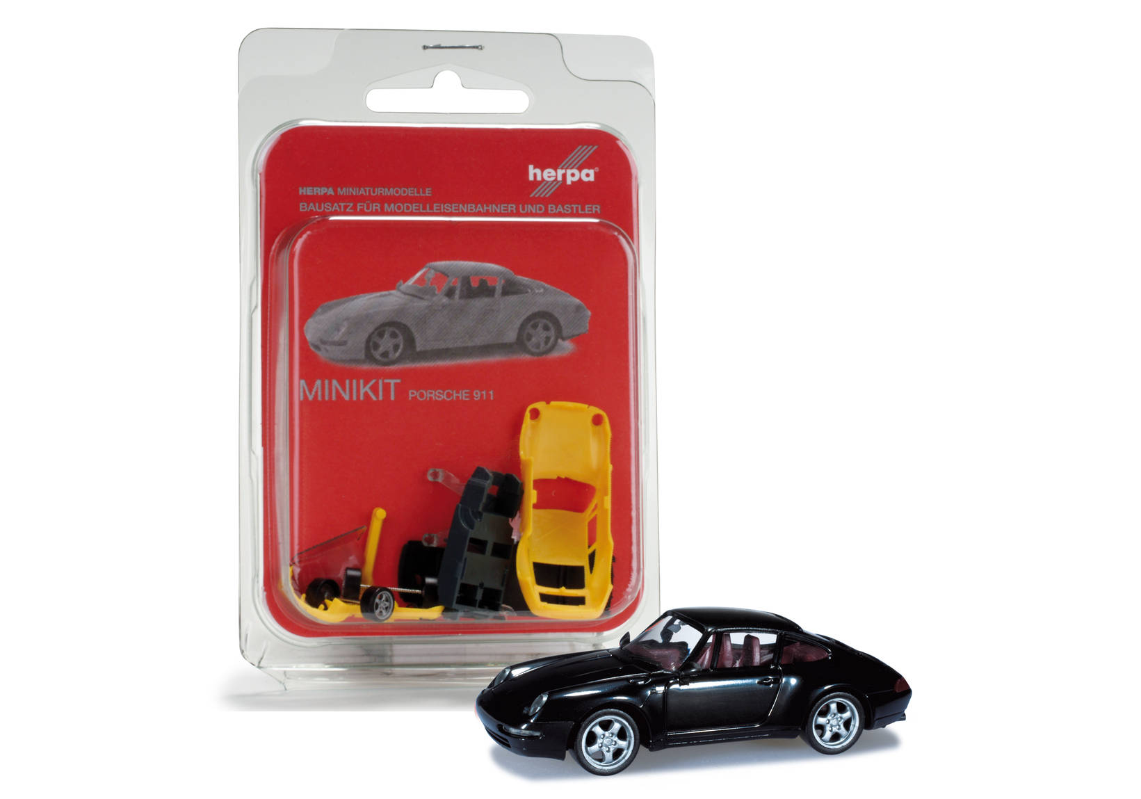 Herpa MiniKit: Porsche 911 Carrera, brillant black
