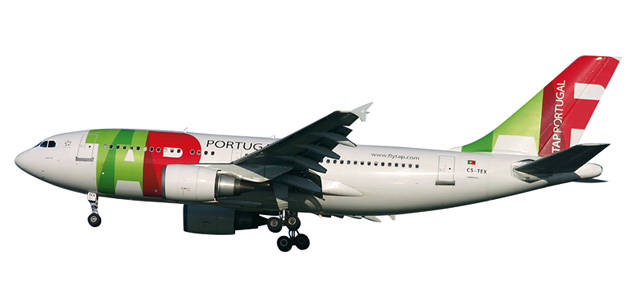 TAP Air Portugal Airbus A310-300. This item comes / came in Wooster branded packaging.