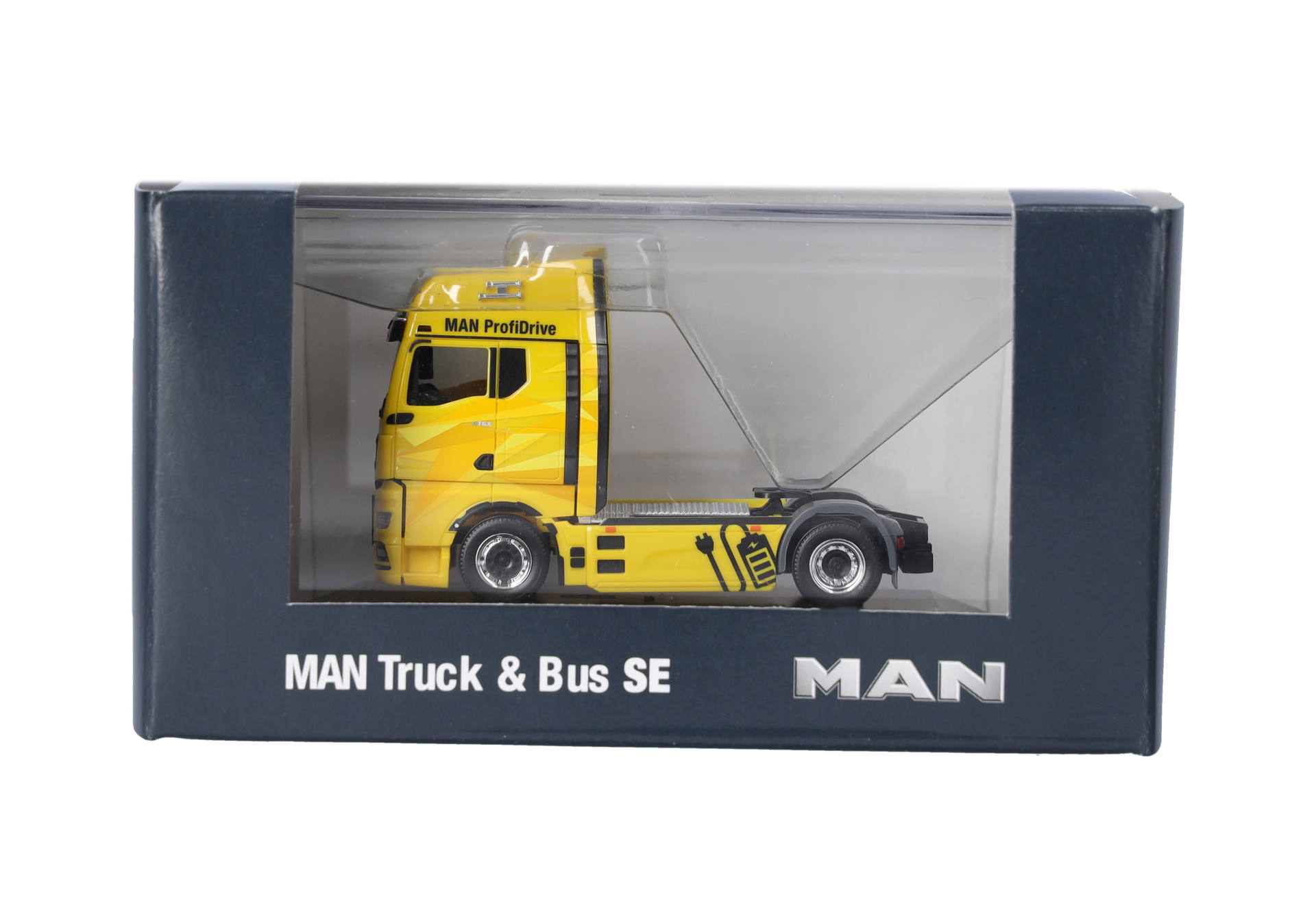 toy, truck, tractor-trailer, yellow, die-cast