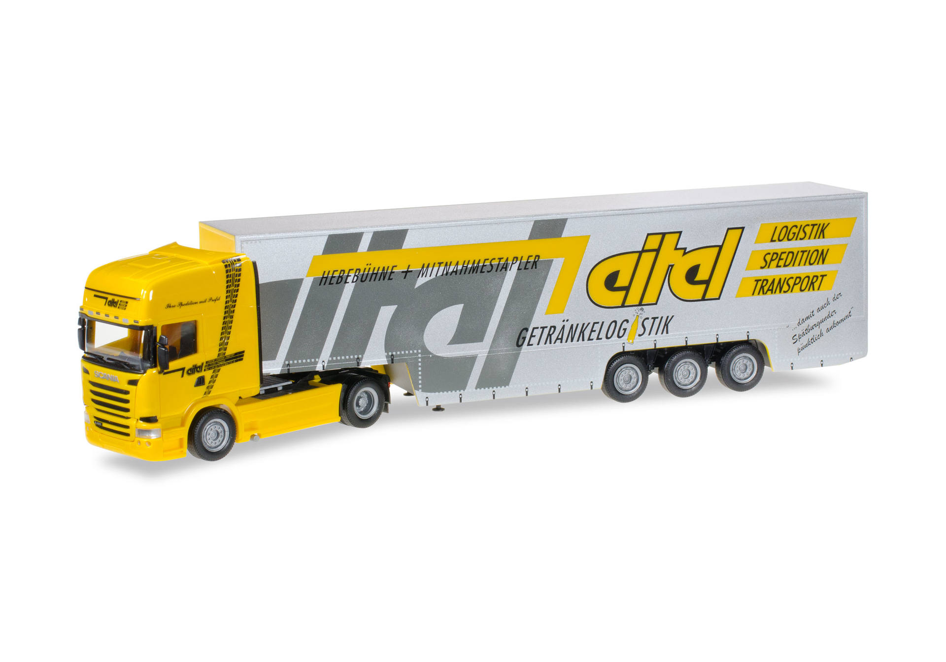 Scania R 2013 TL box semitrailer "Eitel"
