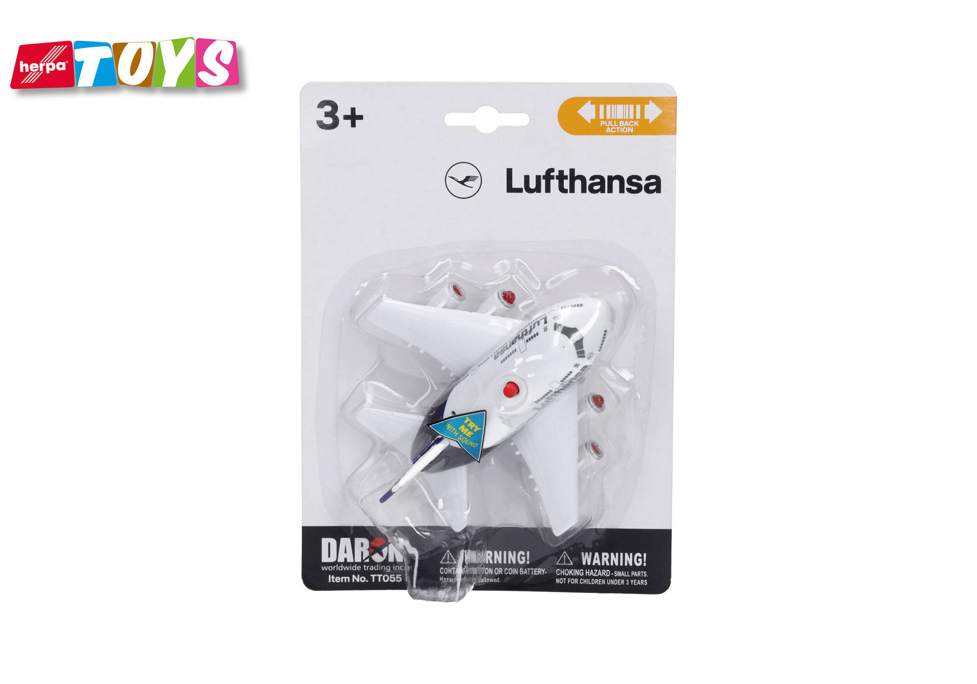 Herpa Toys: Lufthansa Pullback Aviation Toy