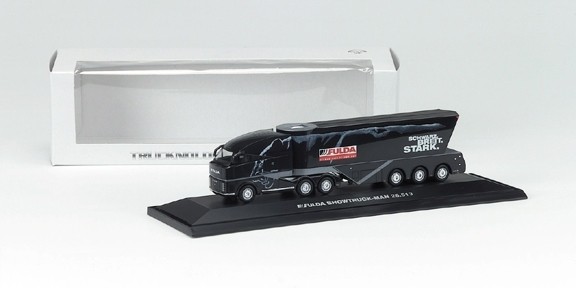 Man special train machine Showtruck special saddle trailer "Fulda Showtruck Trucknology Generation"