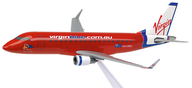 Virgin Blue ERJ-170. This item comes / came in Wooster branded packaging.