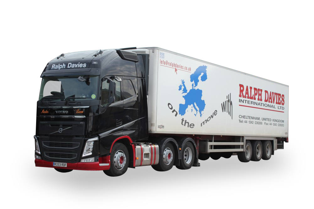 Volvo FH Gl. XL 6x2 refrigerated semitrailer "Ralph Davies"