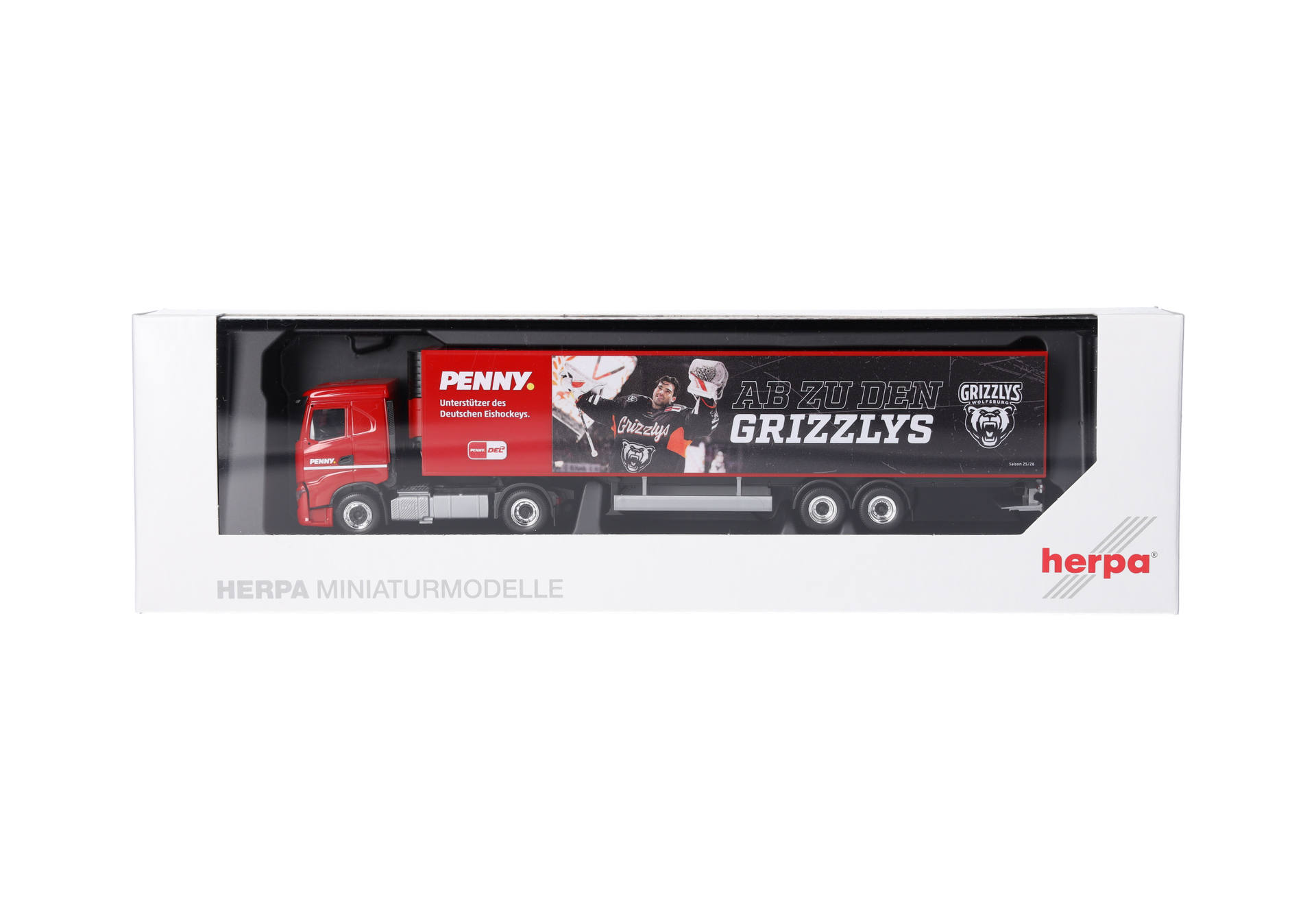 truck, model, scale, red, trailer