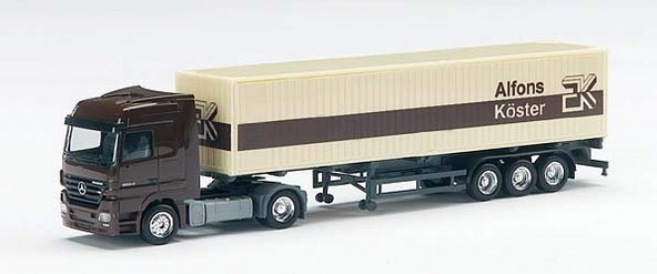 Man Actros LH '02 Container saddle train