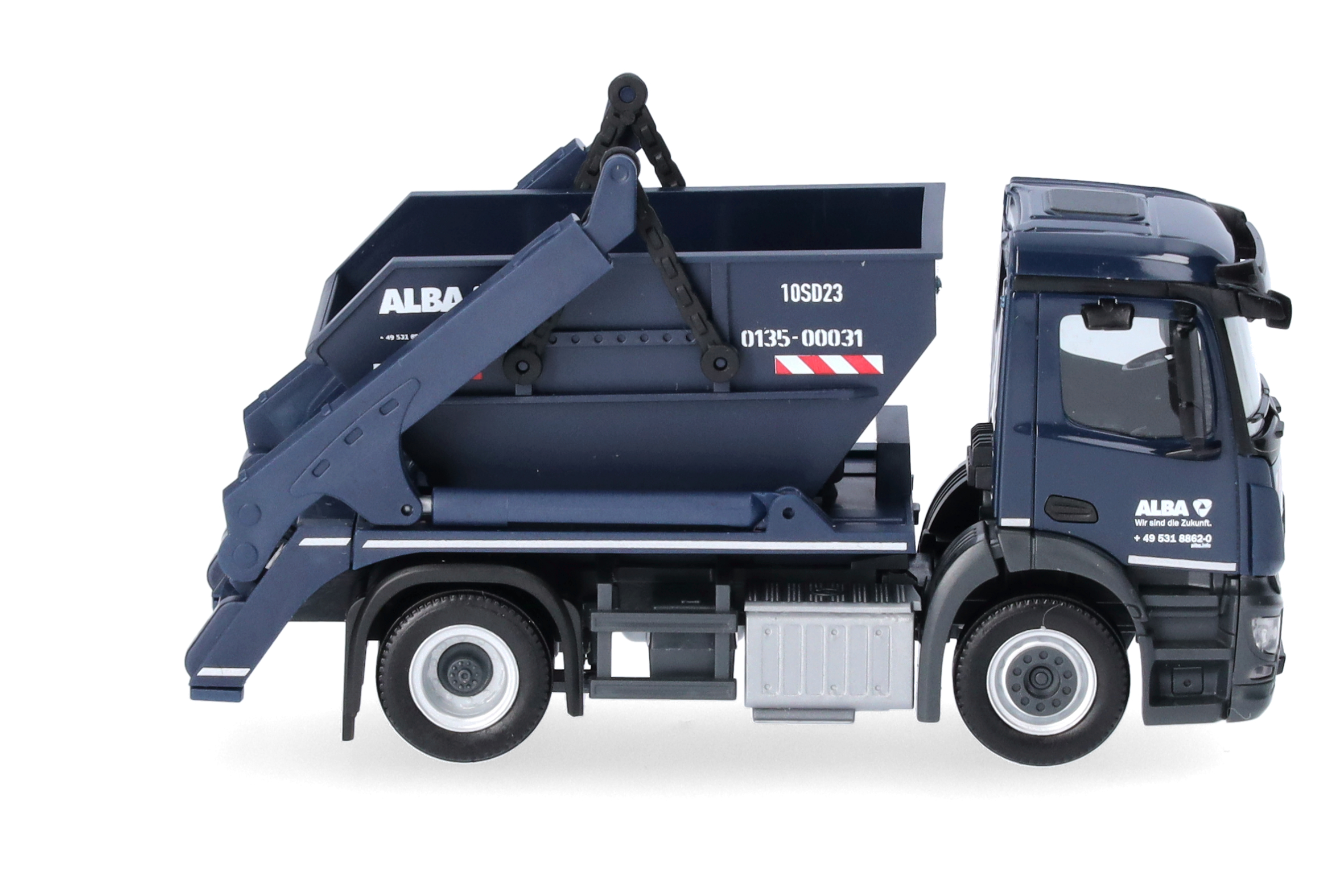 truck, dump truck, toy, construction, blue