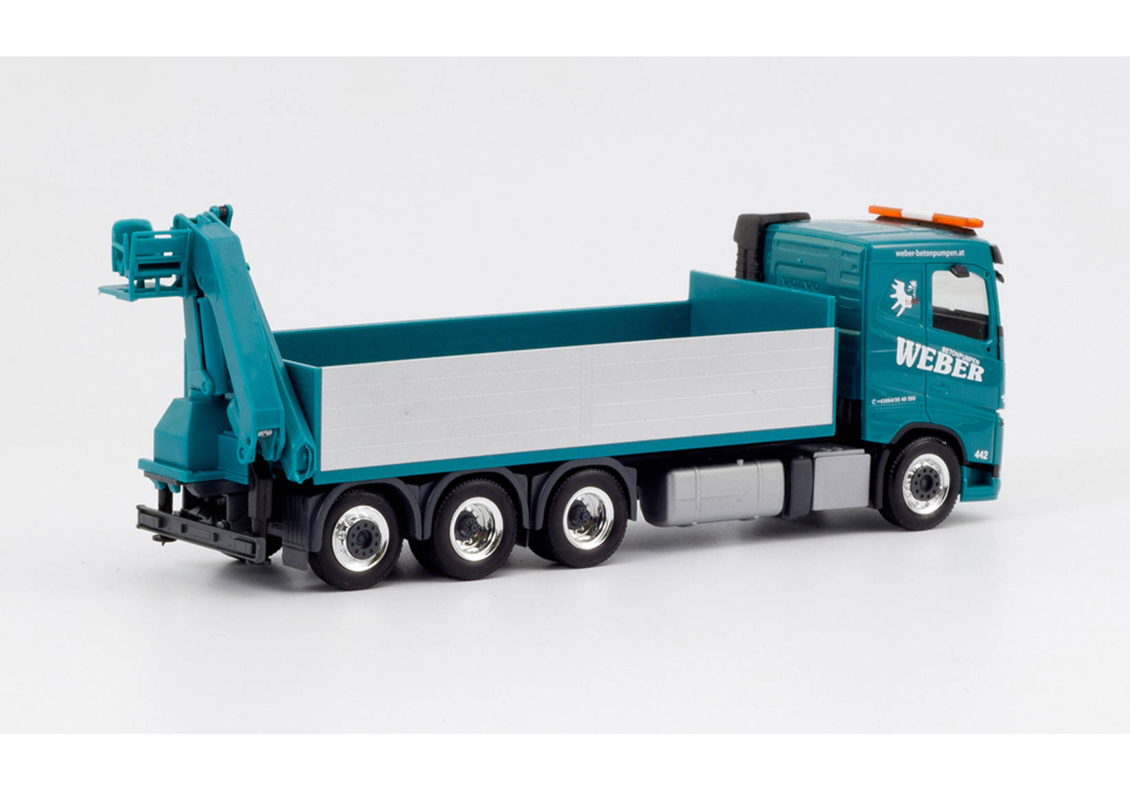 Volvo FH Pritschen-LKW mit Ladekran "Betonpumpen Weberv" (A)