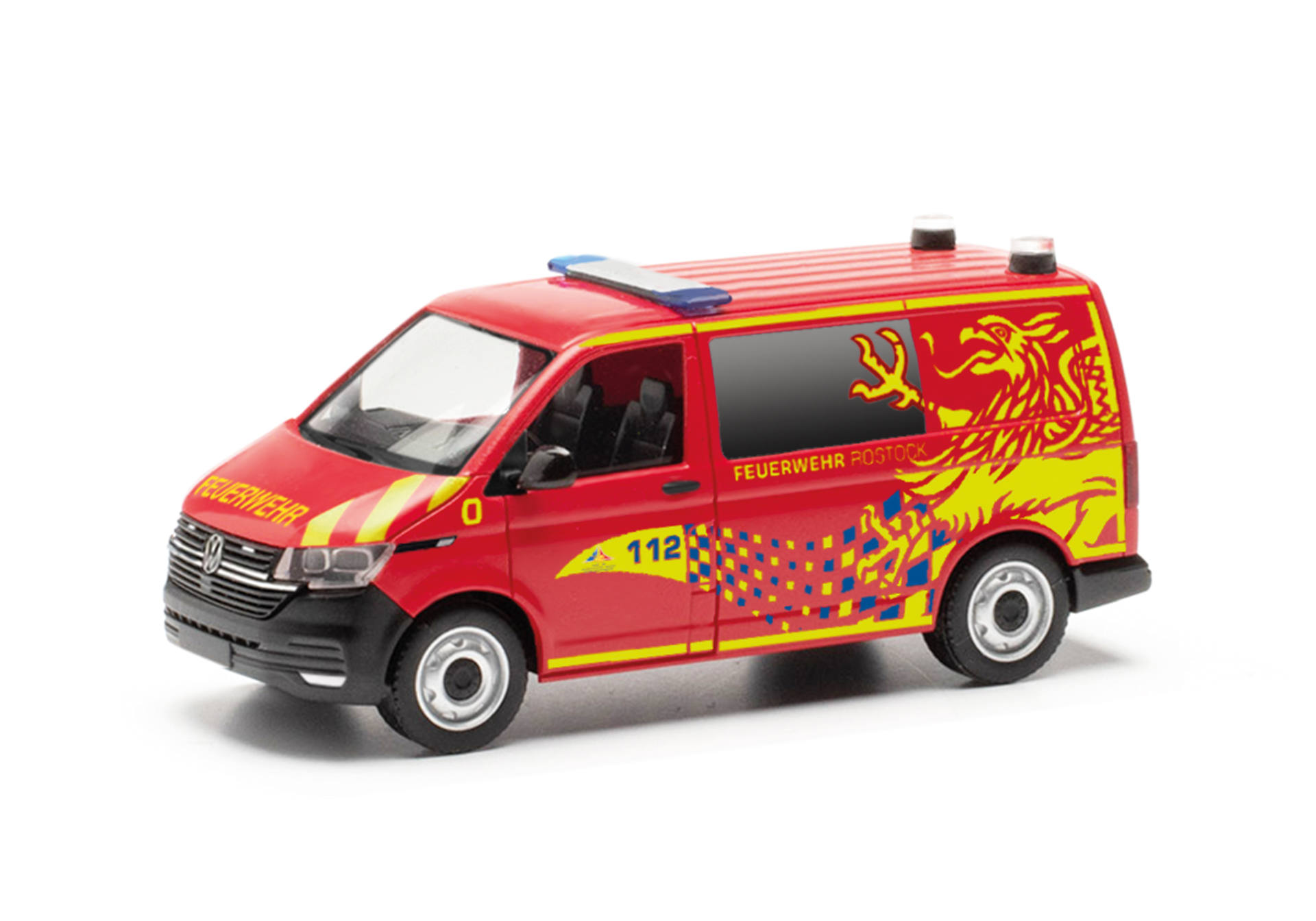 Volkswagen (VW) T6.1 bus, fire brigade "Feuerwehr Rostock"